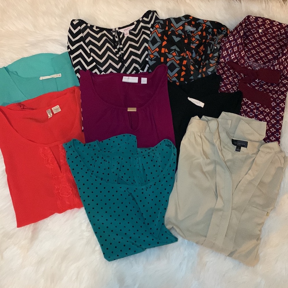 9 blouse lot all flowy loose fit